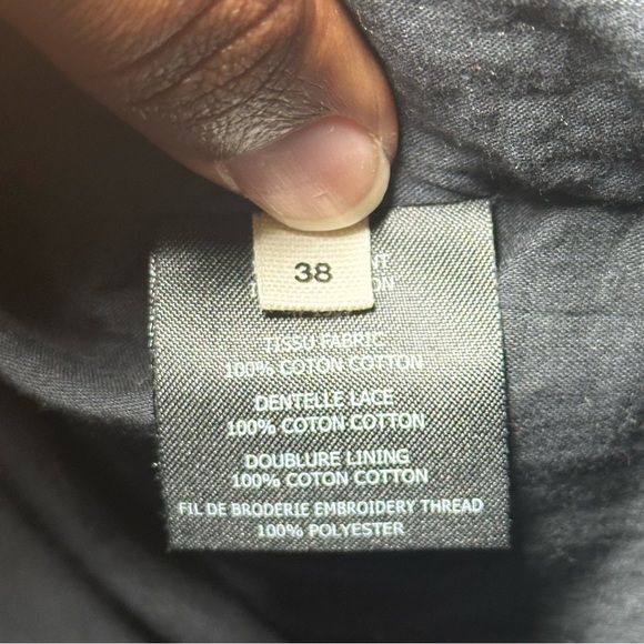 Isabel Marant Etoile Boho Embroidered Black Tribal Print Cotton Skirt Size 38 - Picture 8 of 16